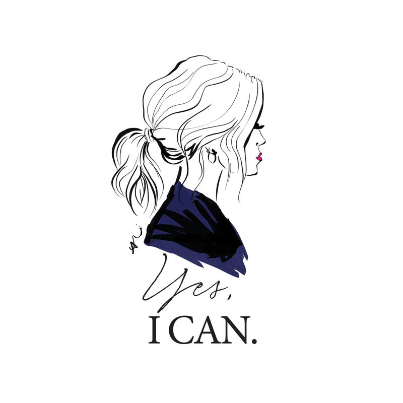 Yes I Can by Alison Petrie - Wrapped Canvas Print, 66.04 cm H x 45.72 cm W x 3.175 cm D