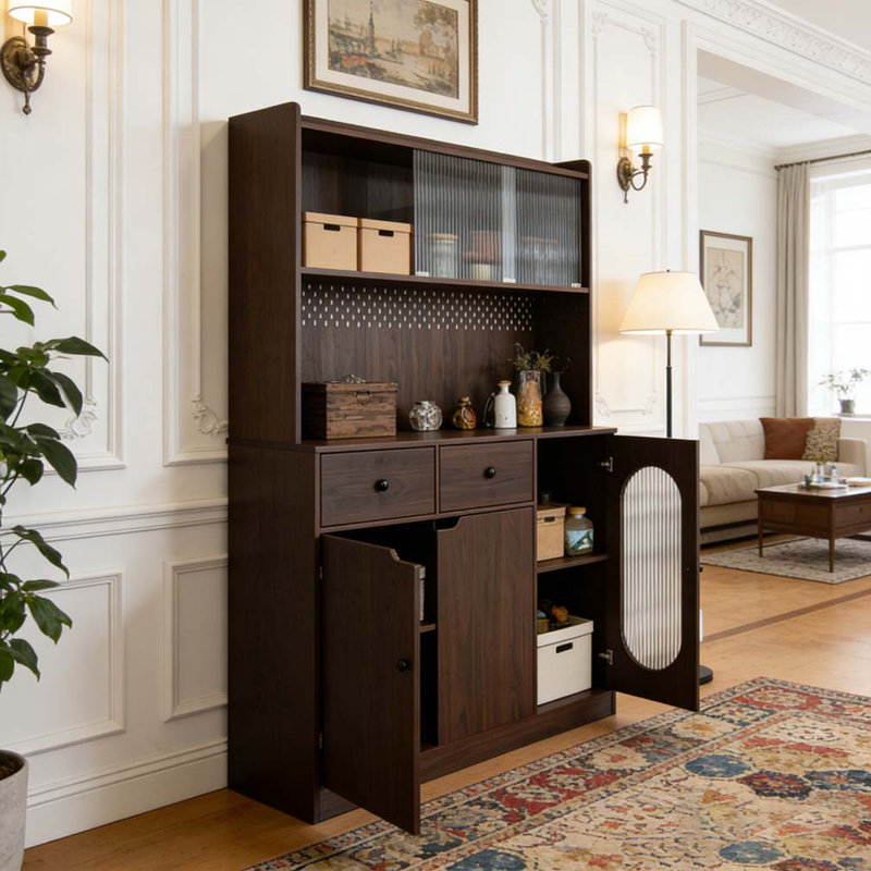 71"Tall Kitchen Pantry Storage Cabinet