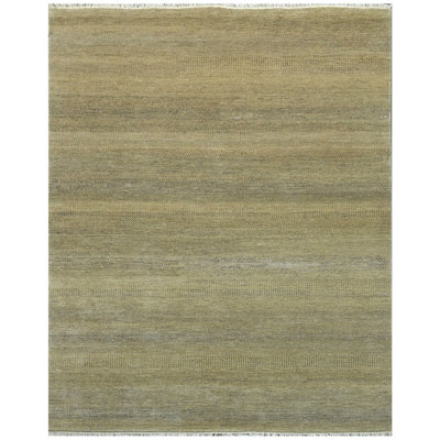 High-Quality Hand-Knotted Natural And Black Area Rug