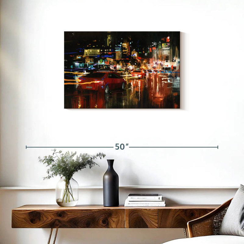 Mehar LA Night Rush, 20" H x 30" W
