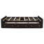 Structure de grand lit plateforme en bois avec 6 tiroirs de rangement, espresso-1950890231