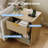 Fluted Nightstand with Charging Station, Bedside Table with Drawers Storage Space, Metal Handles and Rounded Corners for Safety, Mid Century Modern End Table, Side Table for Bedroom, Living Room-1259369329-1259369335
