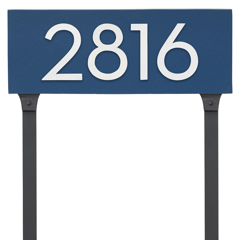 Rectangle, Bleu mer / blanc, Oui