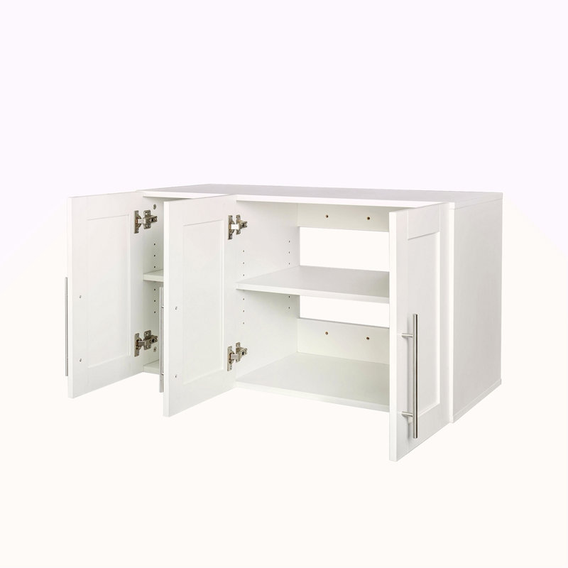 Armoire de rangement murale empilable, P 15,75 po x l 35,43 po x H 19,69 po