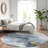 Machine Washable Indoor/Outdoor Claudian ACN1529 Blue Rug-109535719
