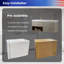 Meuble-lavabo double 60 po avec dessus en quartz-448345138