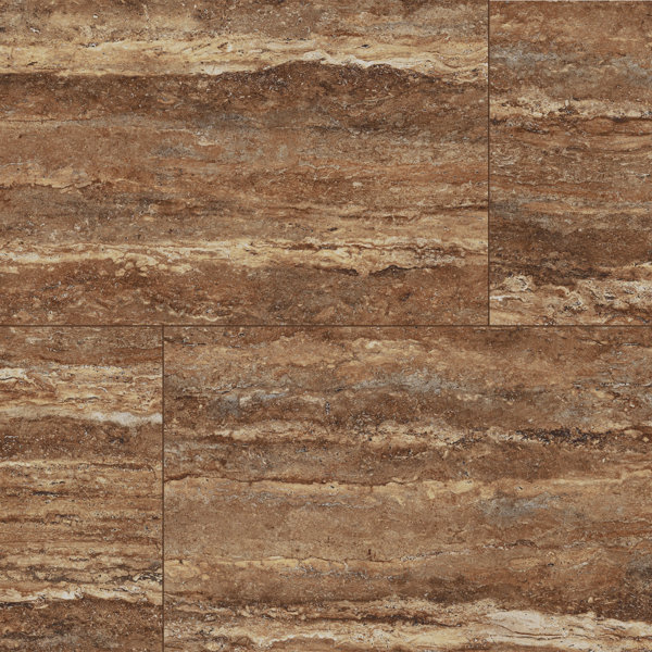 American Travertine 24" x 48" Matte Travertine Look Porcelain Floor and Wall Tile (2 PCS, 16 Sq. Ft./Case)