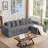 Convertible Sofa Sectional-1985326073