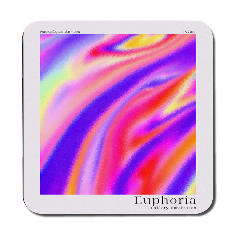 Euphoria Nostalgia Series Wood Placemat Coaster Elite