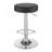Black And Chrome Adjustable Hydraulic Bar Stool