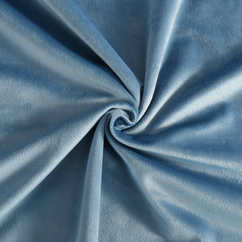  Oreiller complet pour le corps avec housse en velours, Bleu