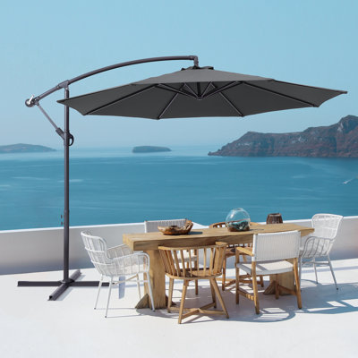 Atanase 120" Round Cantilever Umbrella