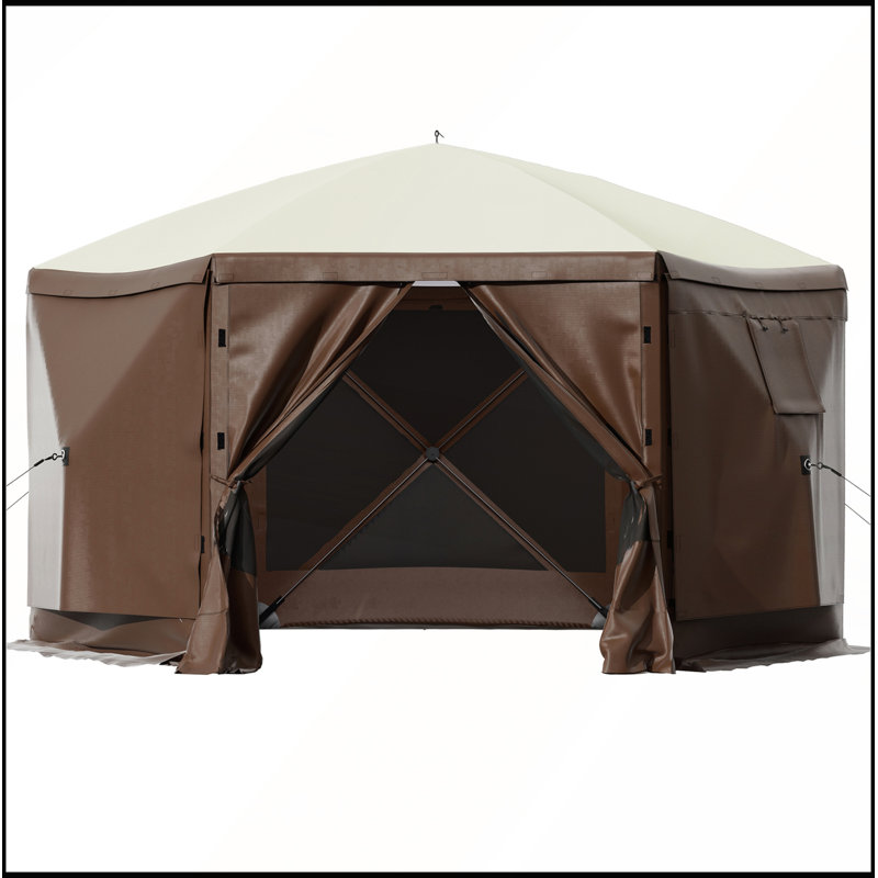 Abri escamotable 10 pi x 10 pi pour 6 personnes