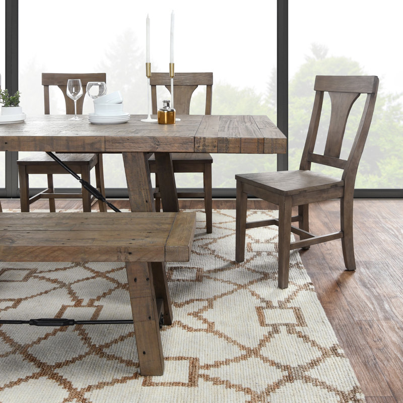Tuscany Dining Chair Set Of 2 Distressed Brown, Brown
