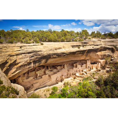 Cliff Palace In Mesa Verde - Wrapped Canvas Print