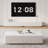 94''Modern TV Stands for Living Room, White Sintered Stone Entertainment Center with 4 Drawers