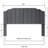 Gabbrielle Tufted Upholstered Headboard-849513718-849513721