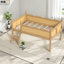 Lits mezzanine avec rangement Safe, lit simple en bois aggloméré, maison de campagne rustique moderne