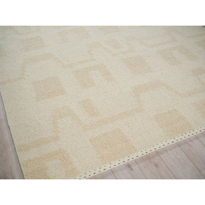 Sunstone flatweave Wool Ivory/Beige Area Rug