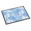 Tapis d’extérieur anti-dérapant à ondulations abstraites aquarelle-38381090