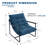 Modern Corduroy Upholstered Accent Chair With Metal Frame-1560718155