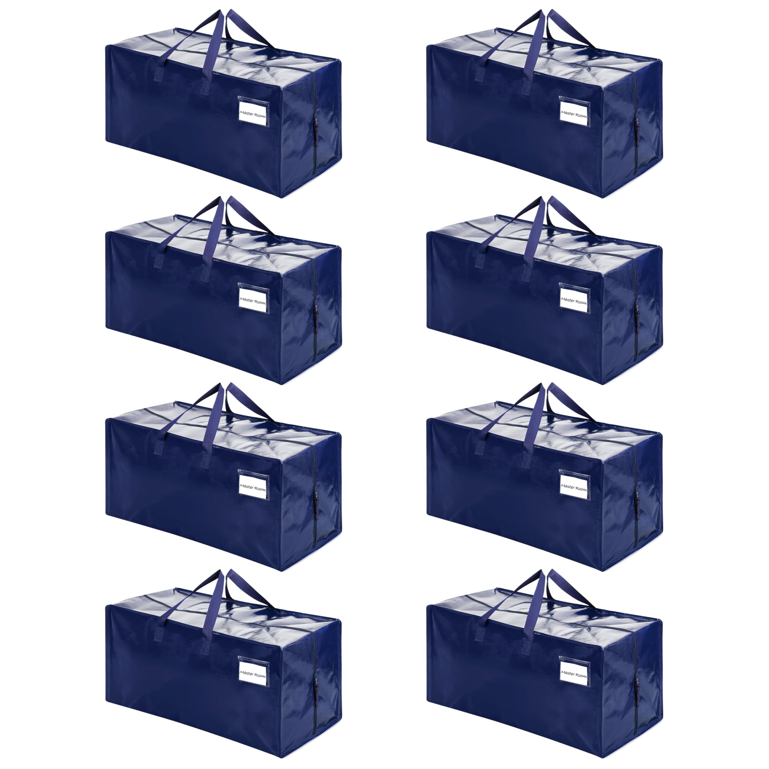 Rebrilliant 8 Pack Moving Bags W/Backpack Straps, Heavy Duty, Moving ...