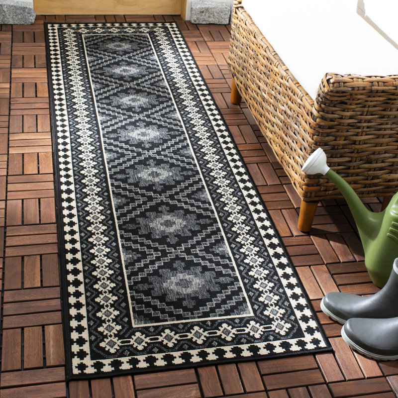 Tillis Southwestern Indoor/Outdoor Area Rug, Runner 2'3" x 10'