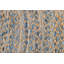Tapis bleu / brun clair tissé à la main à motif géométrique rond-18525893