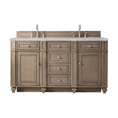 Bristol 60" Double Vanity W/FreePower Wireless Charger