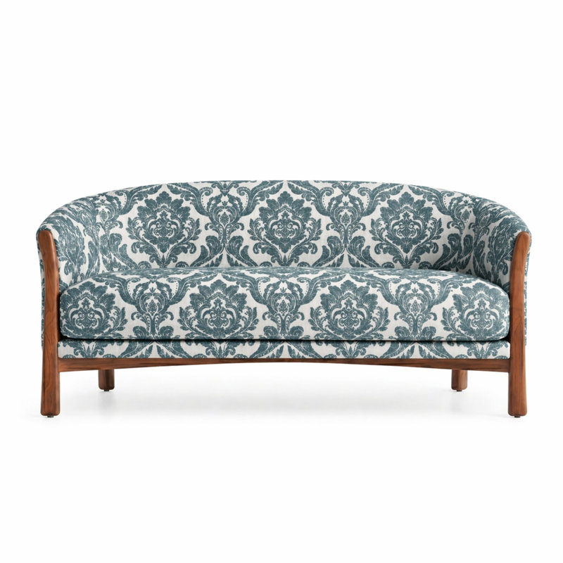 Damask Two Tone Velvet | Neiman Fabric, Teal