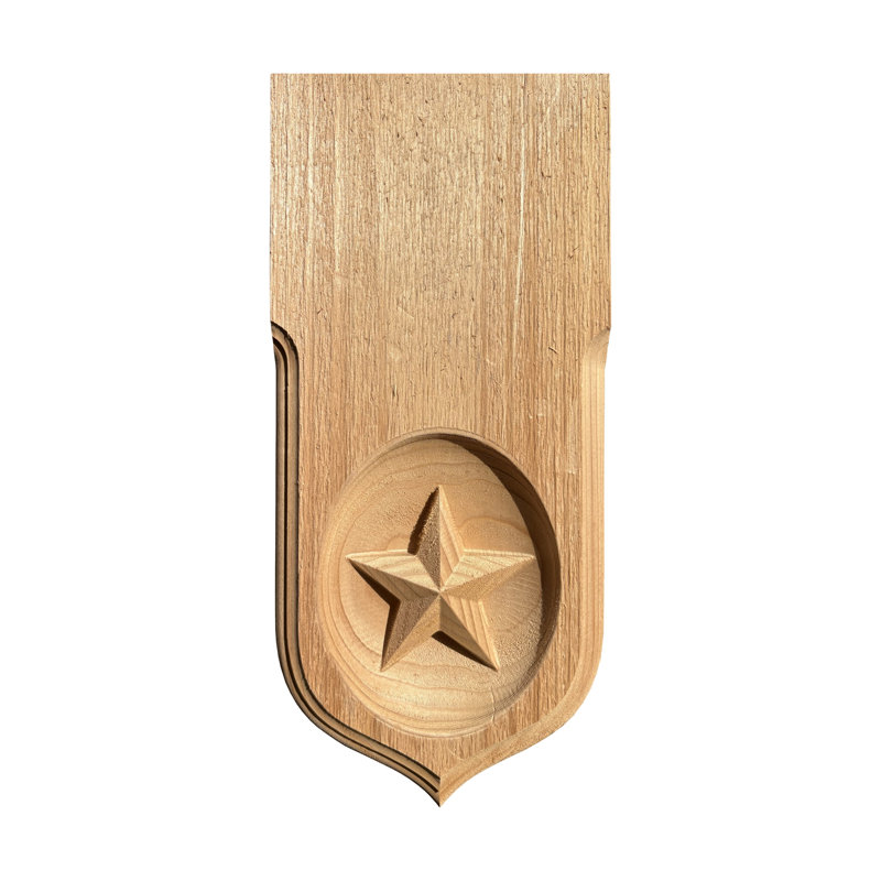 Clôture 2 x 6 po Texas Star v3.3 CP - Support extérieur en bois de cèdre pour clôture, pergola, pavillon et abri de patio