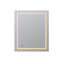 Miroir mural de salle de bain AQUADOM Daytona à DEL avec éclairage 3 couleurs, commande tactile, gradateur et désembueur-800076275
