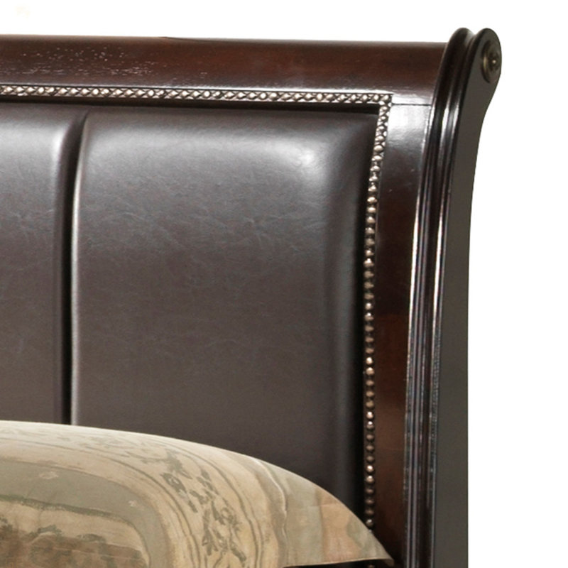 Grand lit de rangement Lavita G8875C-QB3, cappuccino, Grand lit, Cappuccino