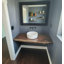 Plateau de meuble-lavabo en noyer personnalisable-128834561-128834563