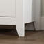 Table de chevet 2 tiroirs blanche Daneisy