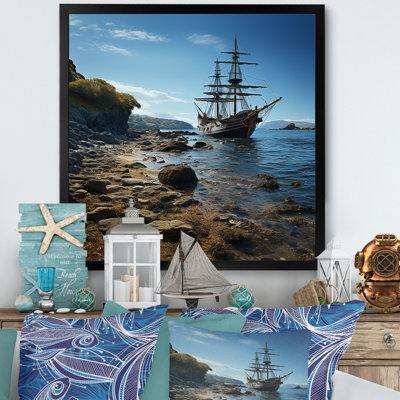 " Pirate Ship Tropical Shores Of Redemption I "