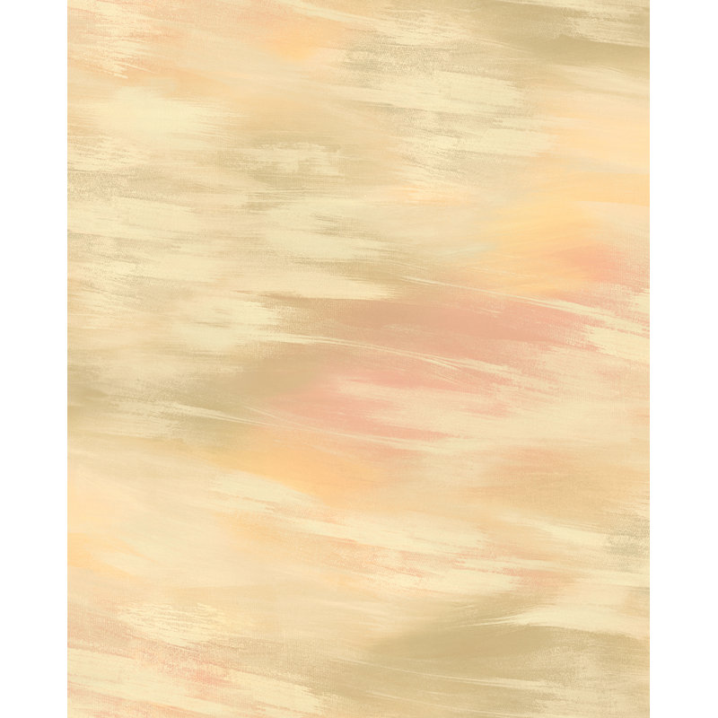  Papier peint à motif abstrait aquarelle Designs, Sable rose métallique