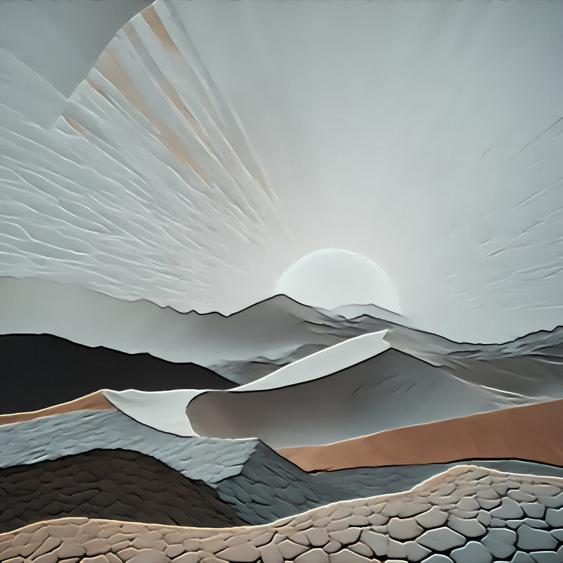 Modern Earth 1751, 48" H x 48" W