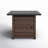 Braeya Square Powder Coated Steel Propane Smokeless Fire Pit Table with Hidden Fuel Tank