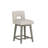 Villeneuve Wood Upholstered Key Back Adjustable Swivel Stool-1758003212