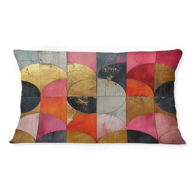 Coussin lombaire rétro Mid-Century