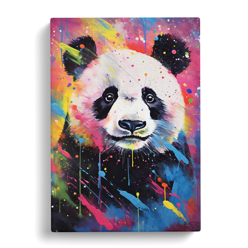 Panda Pop - Print, 50cm H x 35cm W x 3cm D