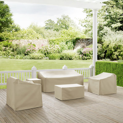 5 Piece Conversation Set Cover by Arlmont & Co.