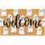 Paillasson d'Halloween tapis de porte d'entrée en coir naturel antidérapant 16,5 x 29 po