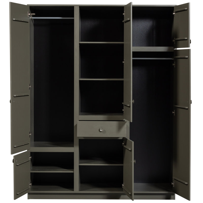 Alfie 6 Door Pine Wardrobe