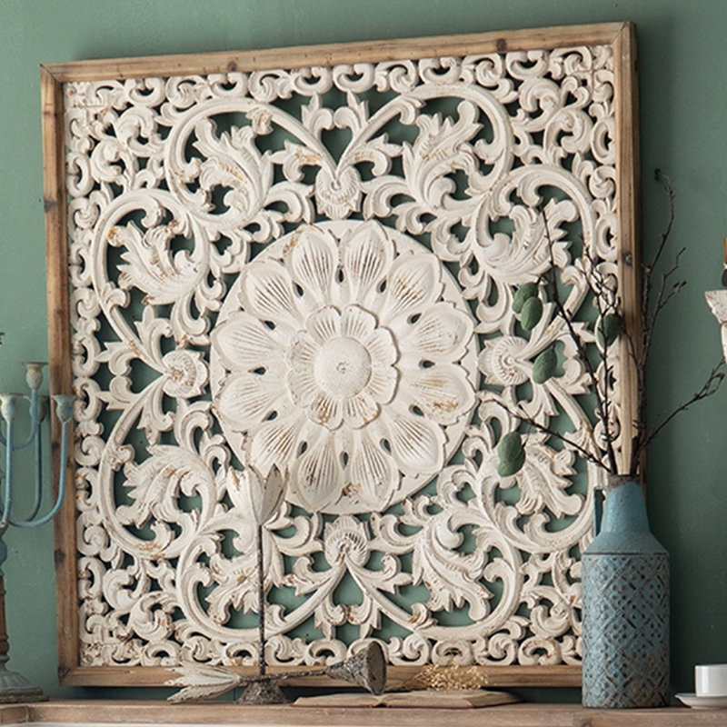 Retro Solid Wood Wall Decor