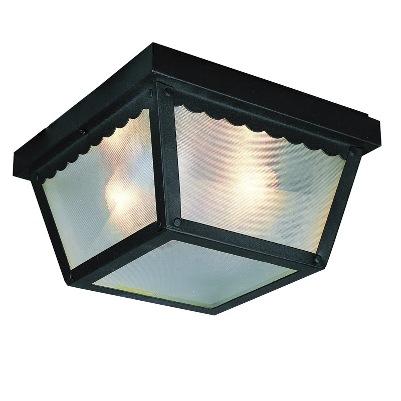 Plafonnier encastré d'extérieur 2 lumières Jeanpaul
