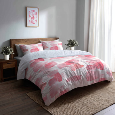 Ensemble de literie 3 pièces Teens Aesthetic - Housse de couette et coussin décoratif Chic Girl