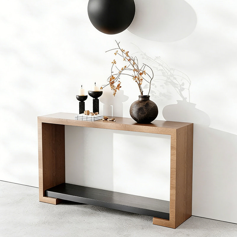 Retro Multifunctional Practical Console Table, H 29,53 po x l 39,37 po x P 13,78 po