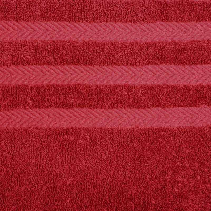 Drap 100% coton de qualité égyptienne Martex, Rouge